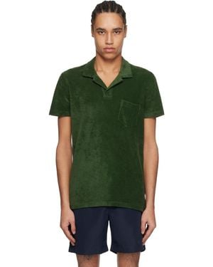 Orlebar Brown Terry Polo - Green