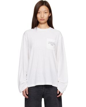 Acne Studios Logo T-Shirt - White