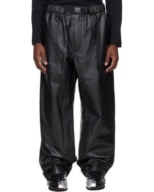 Y-3 Mercedes-Amg F1 Edition Racing Leather Trousers - Black