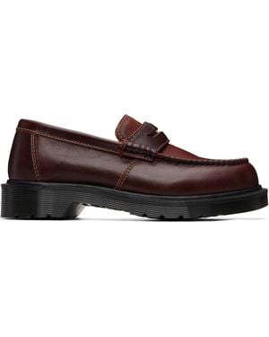 Dr. Martens Penton Classic Calf Leather Loafers - Brown