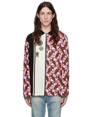 Anna Sui Ssense Exclusive Multicolour Blooming Hearts Sweatshirt - Red