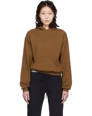 Skims Pull À Capuche Brun À Coupe Classique - Noir