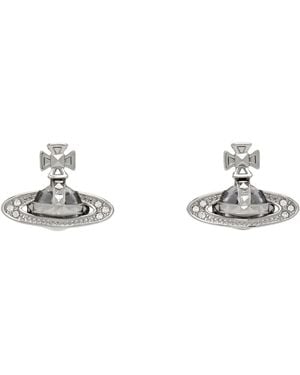 Vivienne Westwood Pina Bas Relief Earrings - Metallic