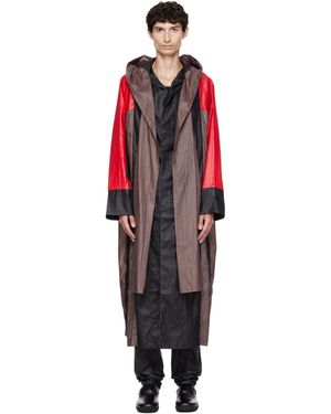 Kiko Kostadinov Hertel Stripe Coat - Red