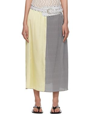 Baserange Ssense Exclusive Vesa Midi Skirt - Multicolour