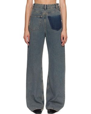 MM6 by Maison Margiela Back-To-Back Jeans - Blue