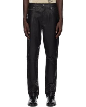 Stolen Girlfriends Club Drum Solo Leather Trousers - Black