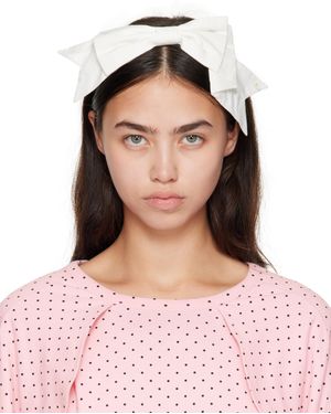 Ashley Williams Bow Headband - Pink