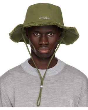 Jacquemus Les Classiquesコレクション カーキ Le Bob Artichaut バケットハット - グリーン