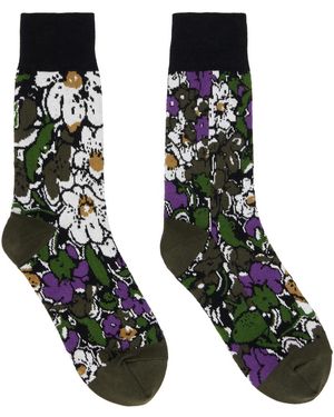 【関税込み】sacai カーキ＆ネイビー プレイド ソックス レディース Sacai 靴下が¥5,500〜 | Lyst