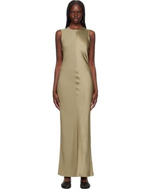 【関税込み】AMI Paris レッド ストレート マキシワンピース POPPY Long Straight Dress | AMI PARIS