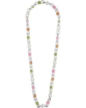 CASABLANCA Bull Chain Long Necklace - Black