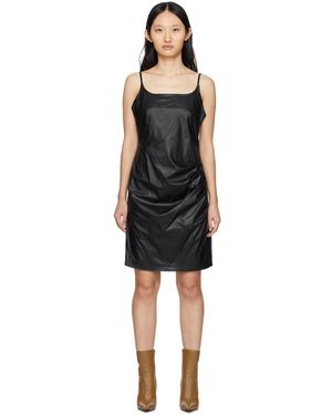 DRAE Robe Courte Noire À Effet Ruché