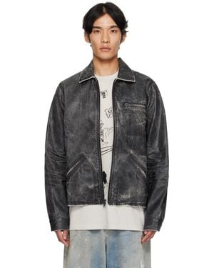 Cout de la Liberte ブラック Luke Coated Ecru Rigid ツイル デニムジャケット