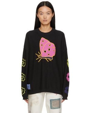 McQ Mcq Black 'positive Earth' Jumper
