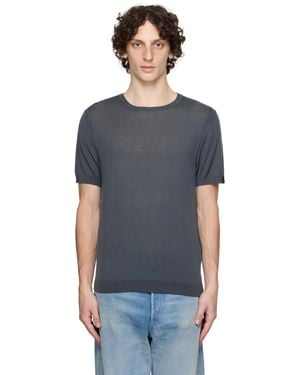 Rag & Bone Aulton Jumper T-Shirt - Blue