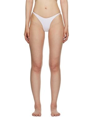 Mugler White Star Bikini Bottoms - Multicolour