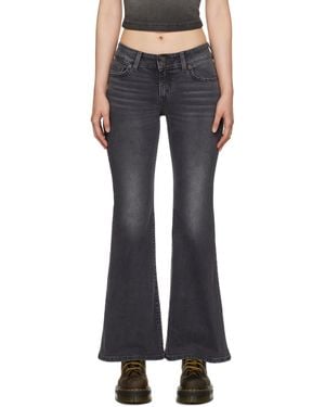 Levi's Black Superlow Flare Jeans