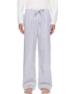 Tekla Poplin Pyjama Trousers - Purple