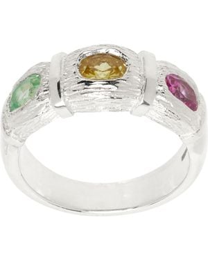 Bleue Burnham Window Box Ring - Metallic