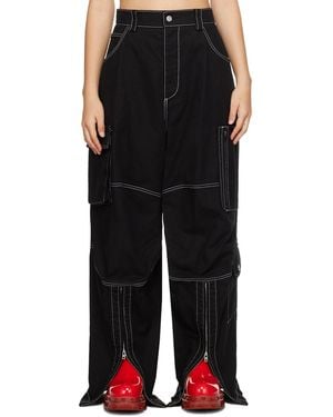 we11done Topstitching Jeans - Black