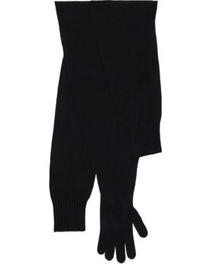 Issey Miyake November Sleeves Collection Stole Scarf - Black