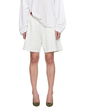 Acne Studios Cotton Shorts - White