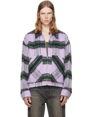 we11done Check Pattern Jacket - Gray