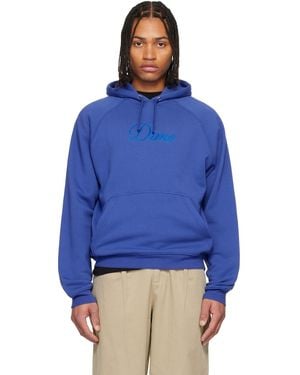 Dime Cursive Hoodie - Blue