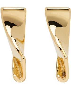 Jacquemus Les Classiquesコレクション ゴールド Les Boucles J ピアス - メタリック