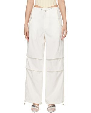 Dion Lee オフホワイト パラシュートパンツ
