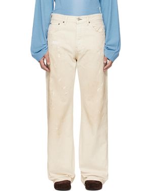 Acne Studios Off- 2021 Regular Fit Jeans - White