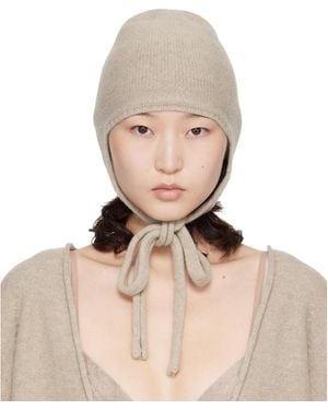 Baserange Tier Hood Beanie - Natural