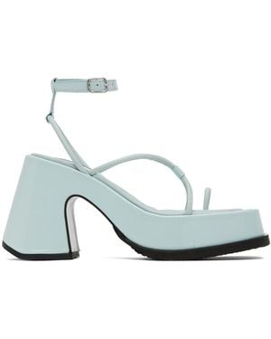Eytys Ssense Exclusive Blue Olympia Heels - Black