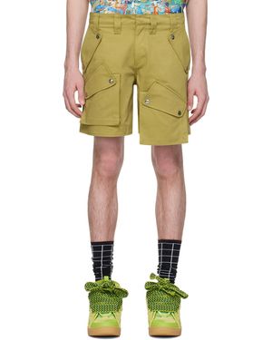 Members of The Rage Four-Pocket Shorts - Yellow
