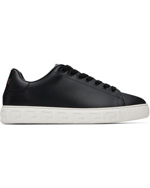Versace Greca Nylon Sneakers - Black