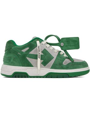 Off-White c/o Virgil Abloh Off- & White Out Of Office Vintage Trainers - Green