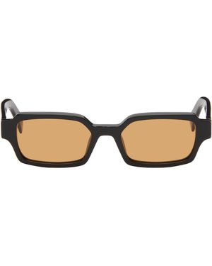 Retrosuperfuture Lunettes De Soleil Carino Noires - Marron