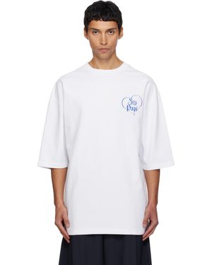 Willy Chavarria ホワイト Precious 'Sad Papi' Northsider Tシャツ