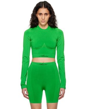 Amiri Jacquard Top - Green
