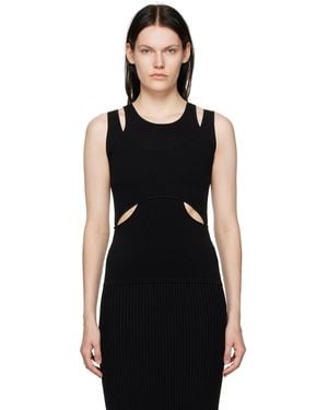 Dion Lee Interlink Tank Top - Black