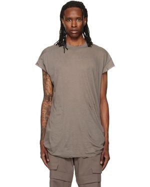 Rick Owens Tower Rick S Jumbo S/S T-Shirt - Brown