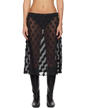 Paloma Wool Tris Midi Skirt - Black
