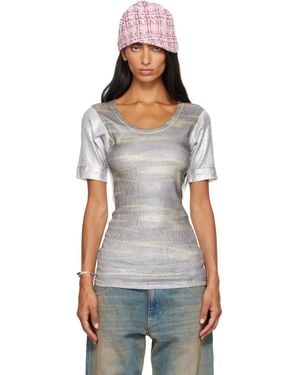 SECONDA Khaki & Ssense Exclusive Mouflage T-Shirt - Grey