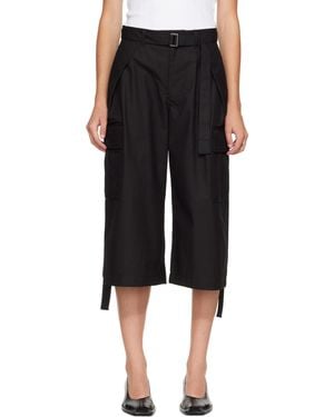 Sacai Cotton Weather Cargo Shorts - Black