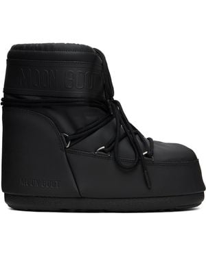 Moon Boot Icon Low Rubber Boots - Black