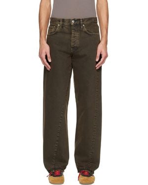 sunflower Wide Twist Jeans - Black