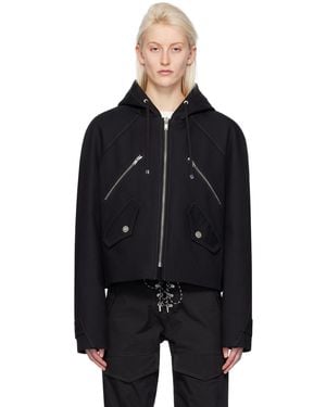 Dion Lee Zip-Up Jacket - Black