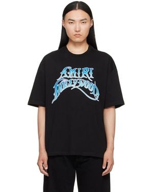 Amiri Crystal Skater T-Shirt - Black
