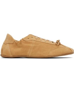 Abra Tan Ballerina Sneakers - Black